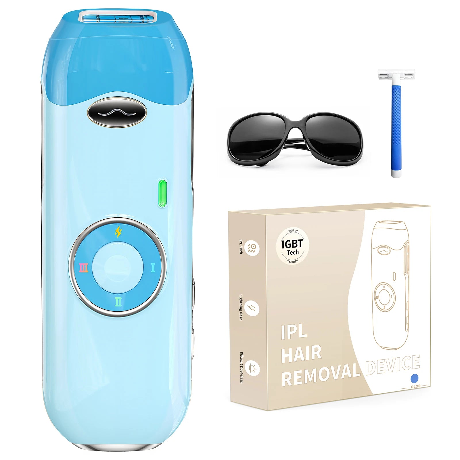 IPL Hair Removal Laser – Painless Epilator for Men & Women