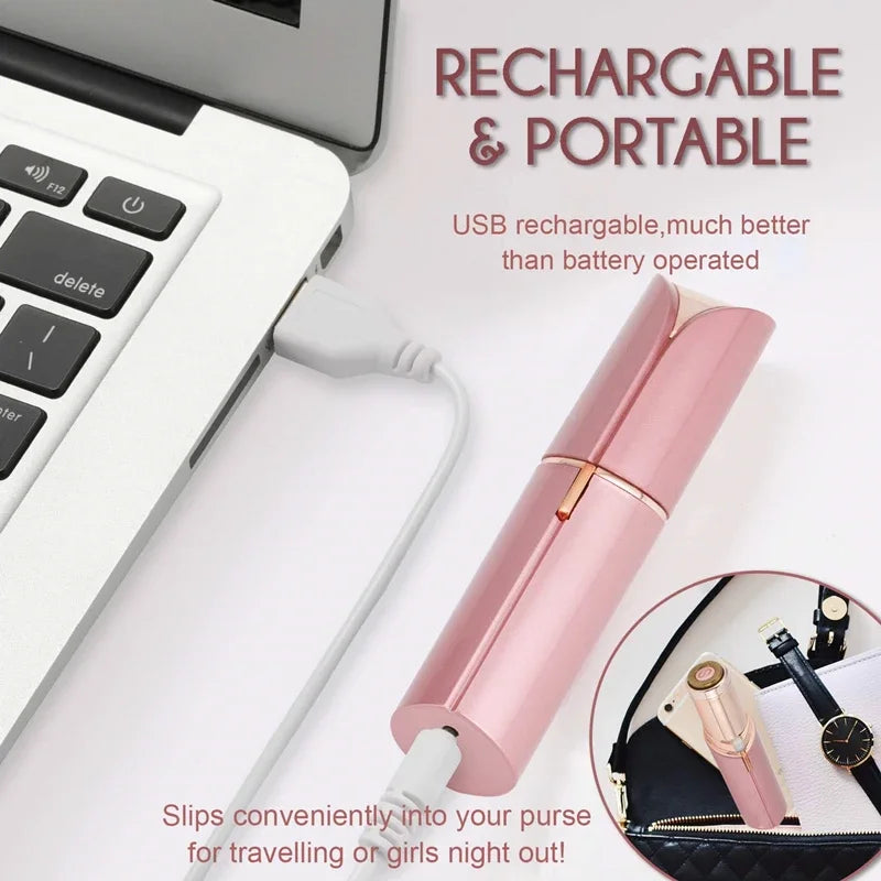 2024 New USB Electric Mini Epilator & Eyebrow Trimmer for Women