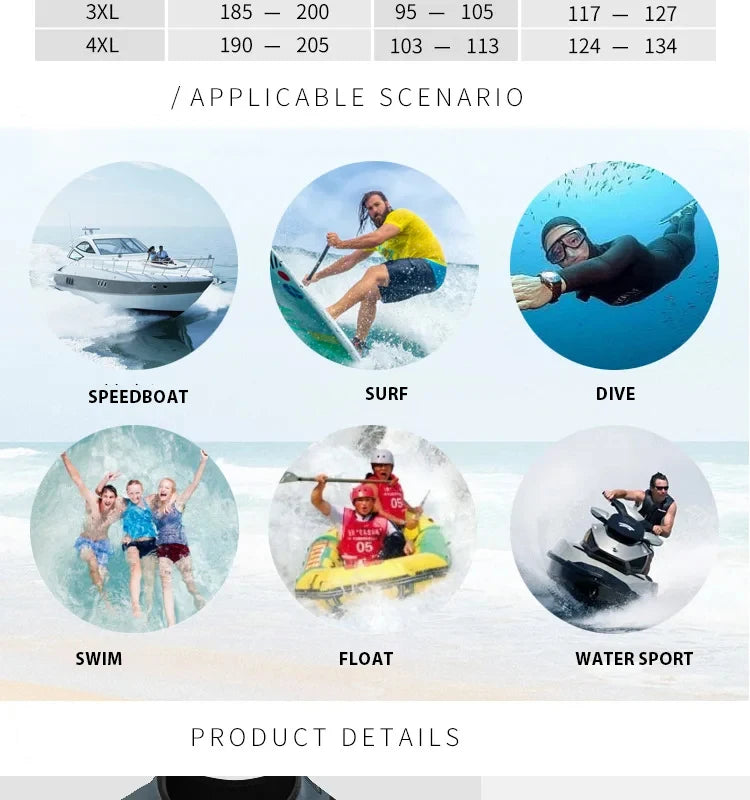 5mm Neoprene Long-Sleeve Diving Wetsuit for Men & Women