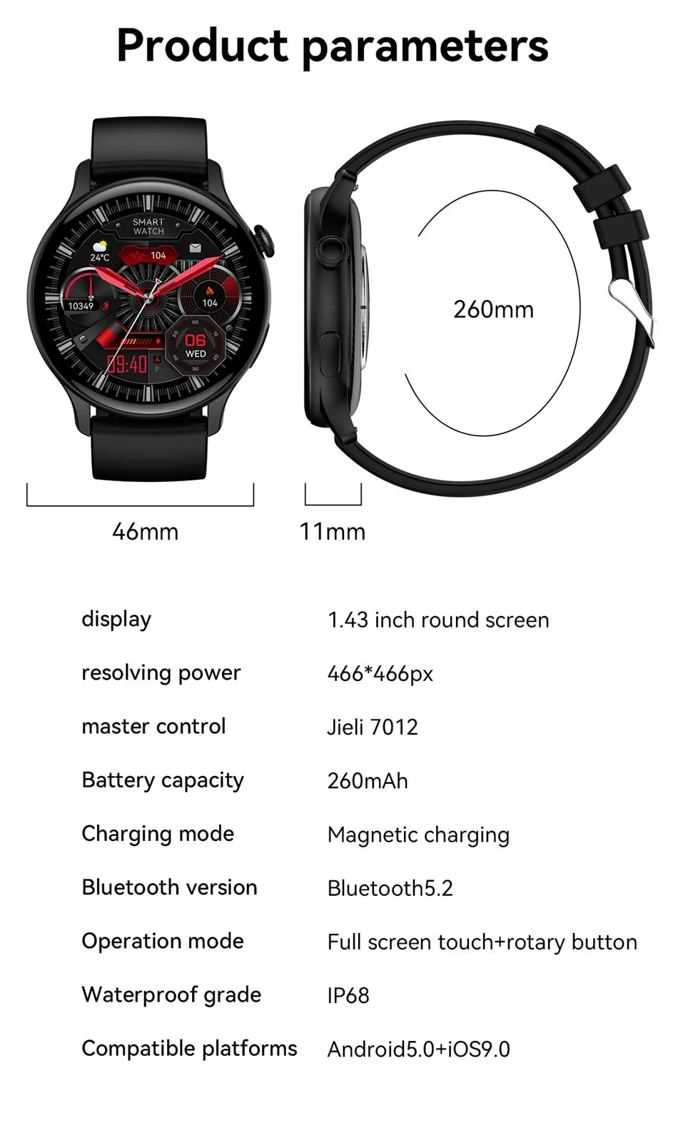 the 2024 NFC Smart Watch for Women: