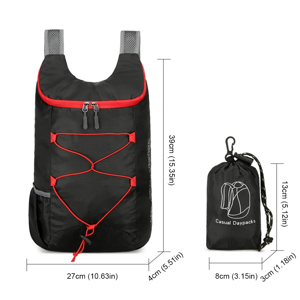 Ultra-Light Waterproof Foldable Backpack – 10L