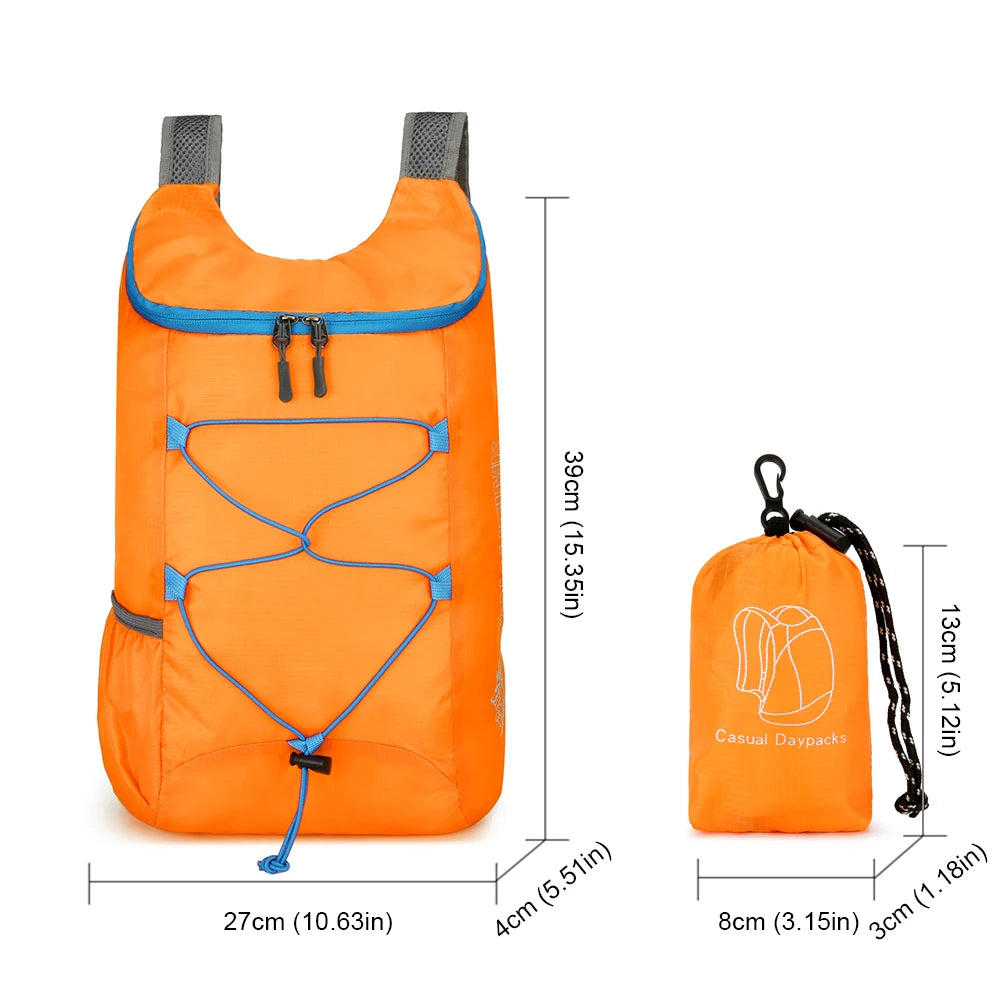 Ultra-Light Waterproof Foldable Backpack – 10L