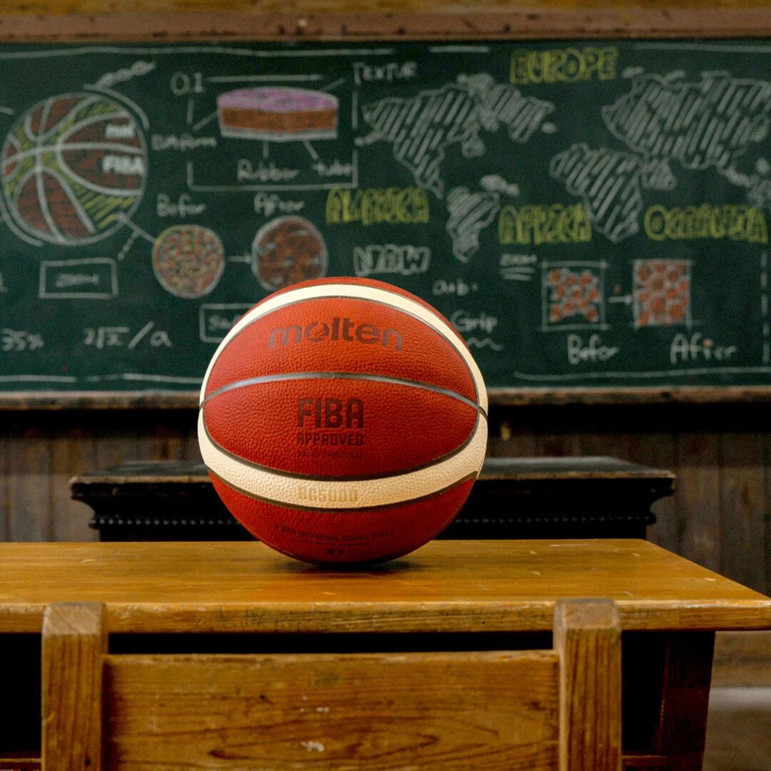 Molten BG4500 BG5000 Series PU Composite Basketball, BG4500, BG5000 Size 7,6,5, 2- Tone Basketball