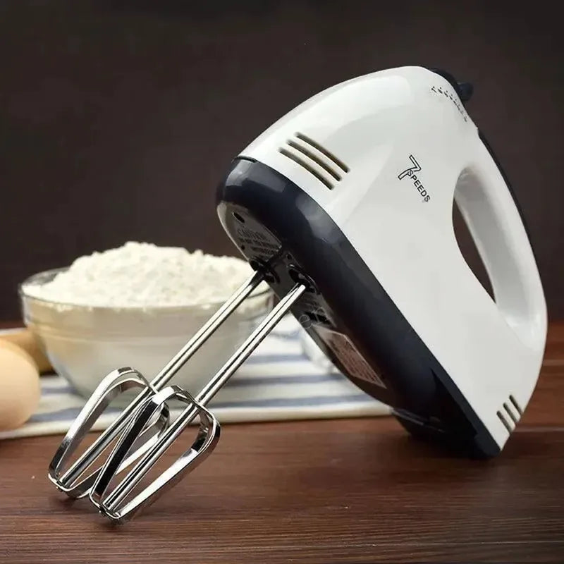 7-Speed Handheld Electric Mixer – Mini Multifunctional Egg Beater & Dough Blender