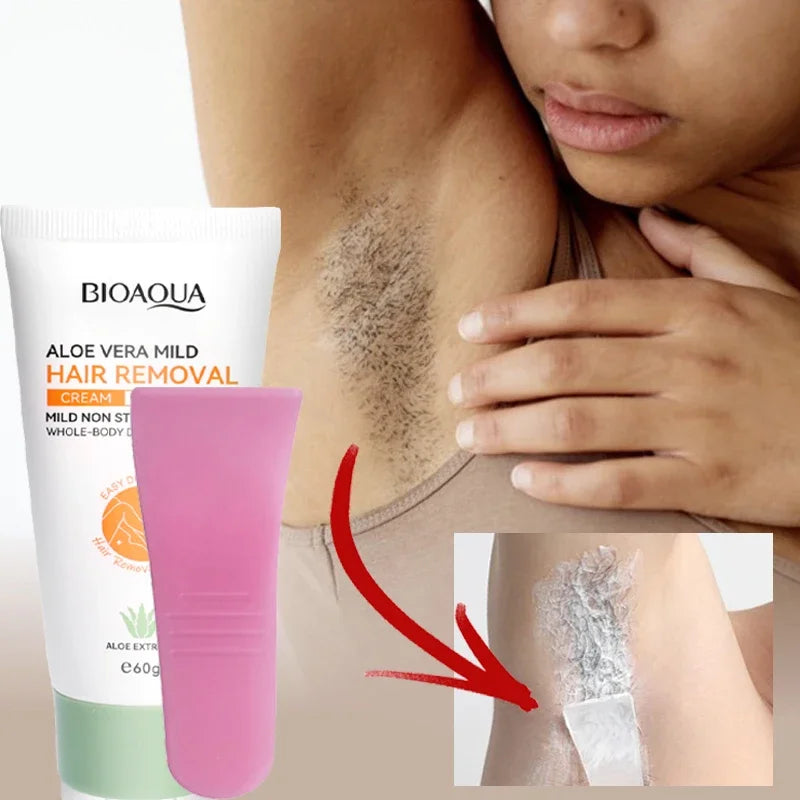 Hair Removal Cream – Permanent & Painless for Men and Women