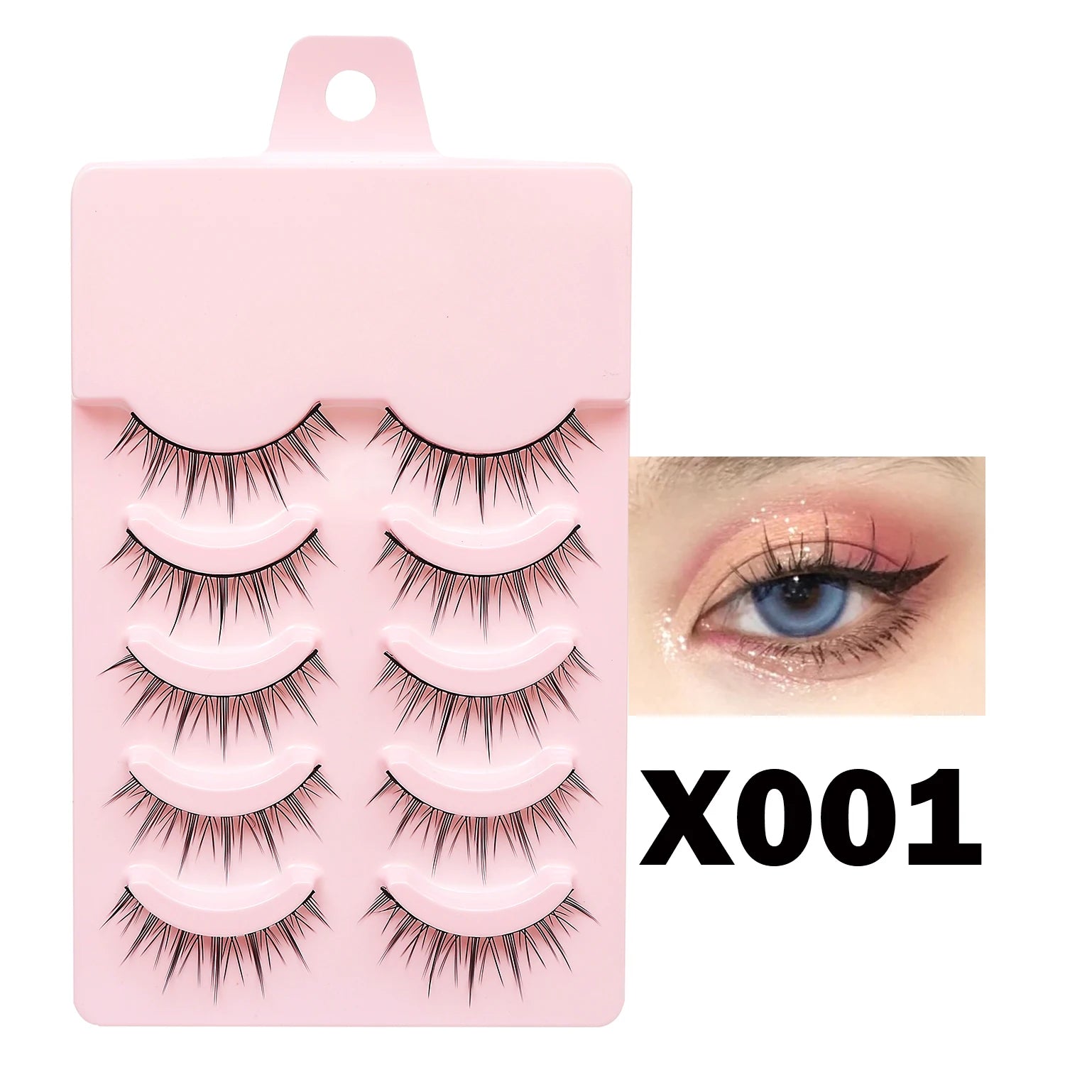 New Manga Lashes - Soft Natural Thick False Eyelashes