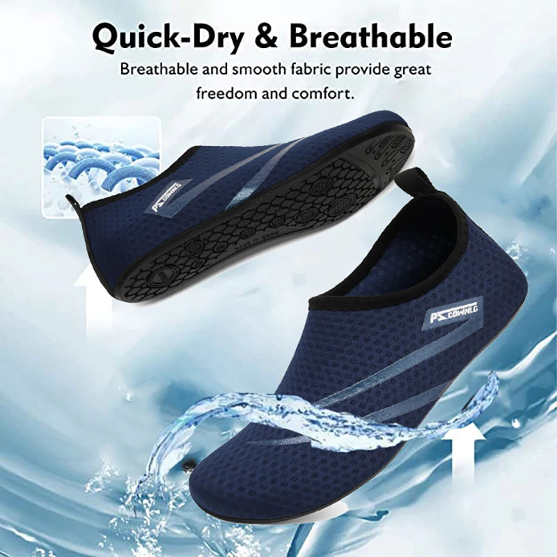 Water Sports Shoes Barefoot Quick-Dry Aqua Yoga Socks Slip-on for Men Women