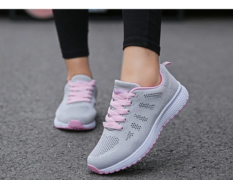 Women Casual Shoes Fashion Breathable Walking Sneakers: