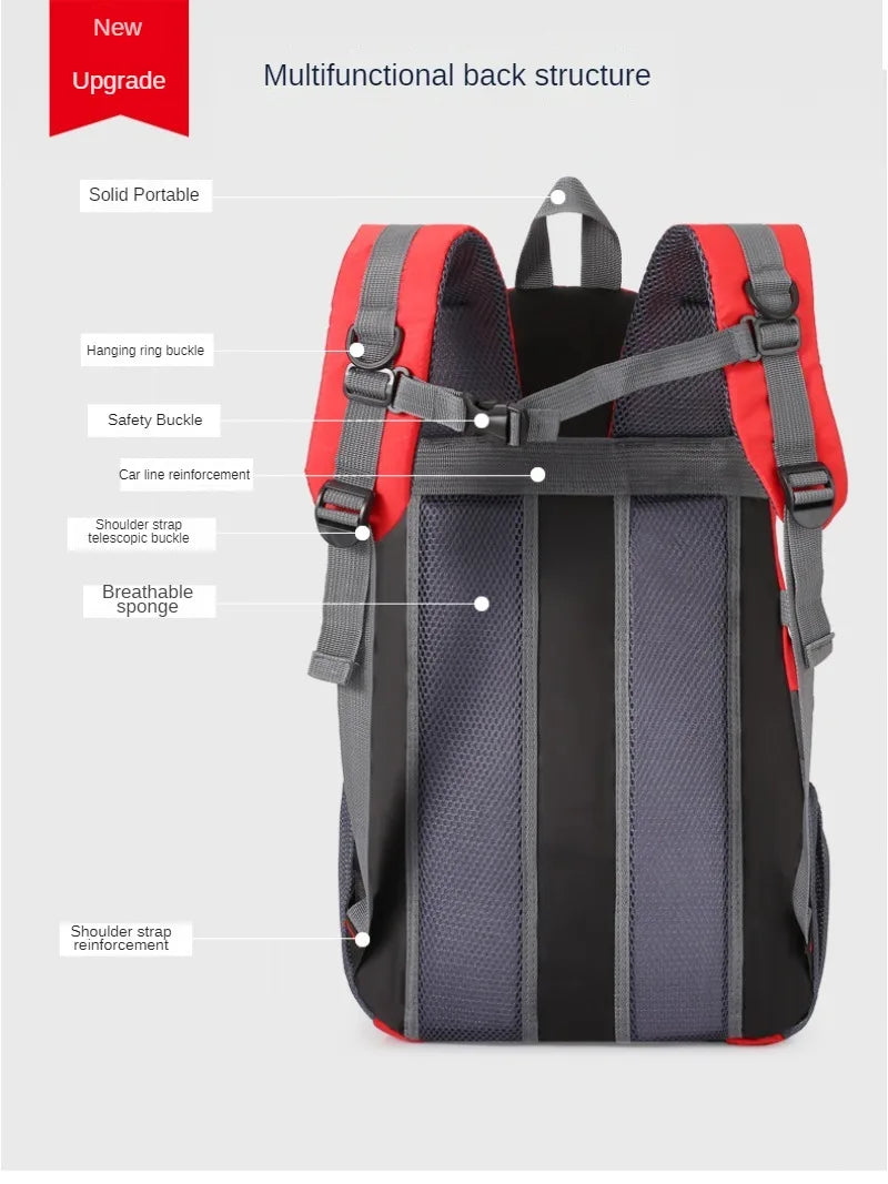 Waterproof Nylon Travel & Hiking Backpack