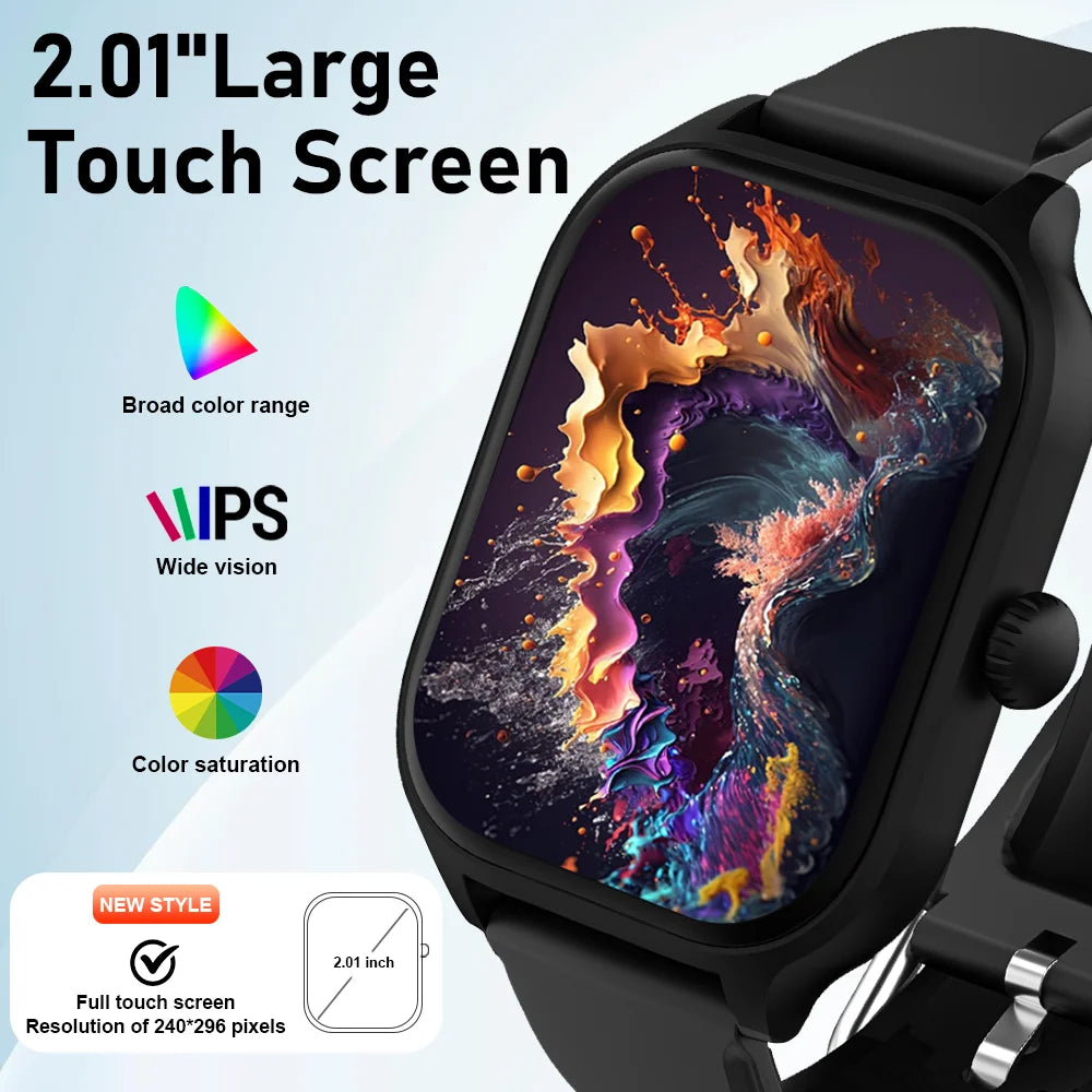 LAXASFIT H9 Smartwatch – Bluetooth Call, Health & Fitness Tracker