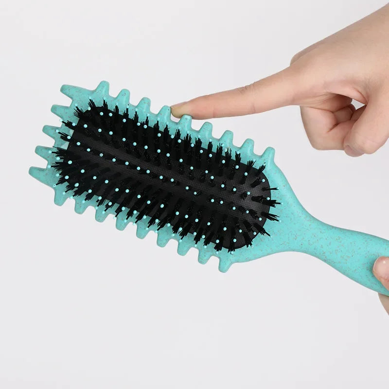 Multi-Functional Hollow Curly Hair Comb – Anti-Static & Scalp Massage