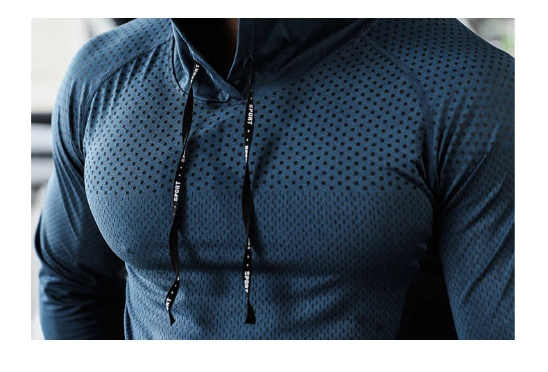 Men's Fitness Tracksuit – Hooded Gym Sweatshirt & Joggers