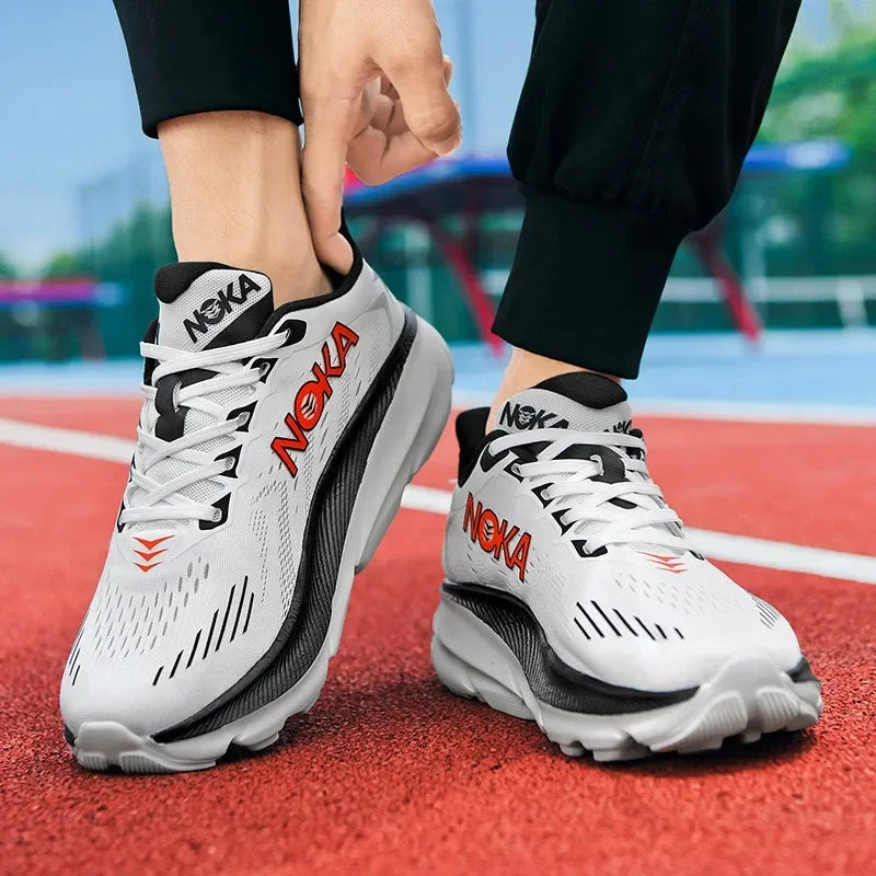 New Running Shoes Men Women Breathable Running Footwears Light Weight Walking Shoes Luxury Gym Sneakers Outdoor Sport Tennis