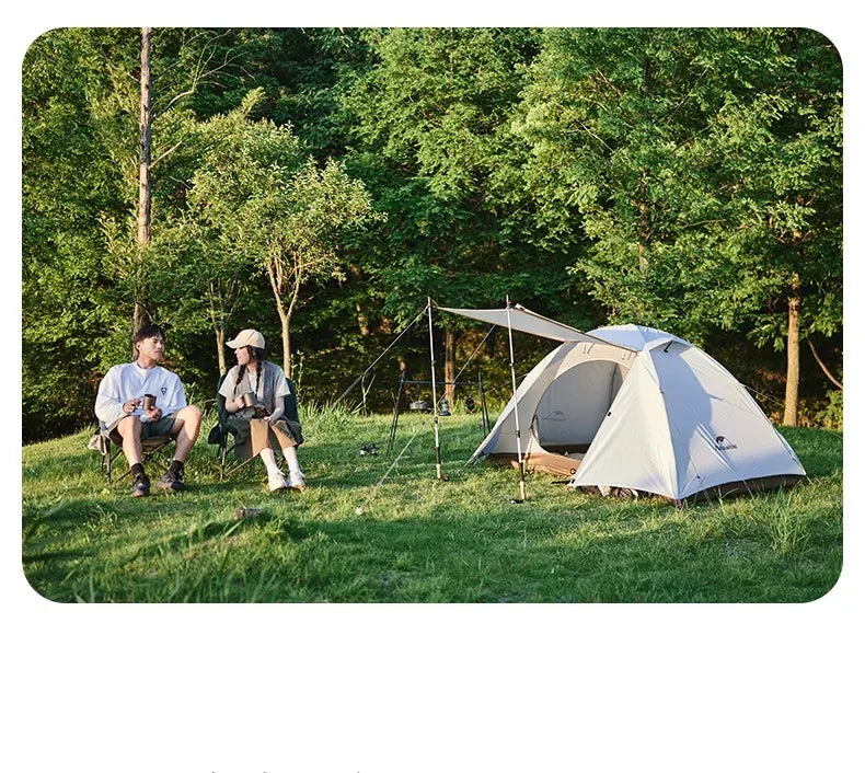 Naturehike 2-3 Person Ultralight Camping Tent – Waterproof & UPF50+ Sun Shelter