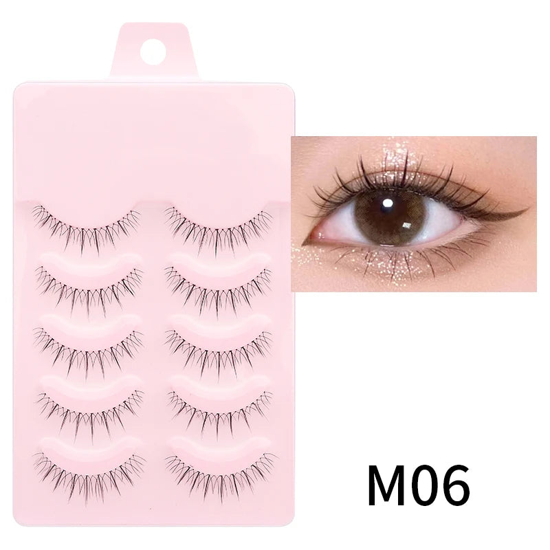 New Manga Lashes - Soft Natural Thick False Eyelashes