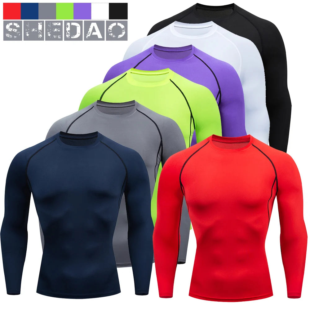 2PCS Men's Compression Sportswear Set – Gym & Fitness Tracksuit