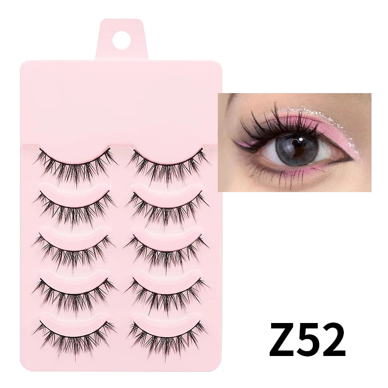 New Manga Lashes - Soft Natural Thick False Eyelashes