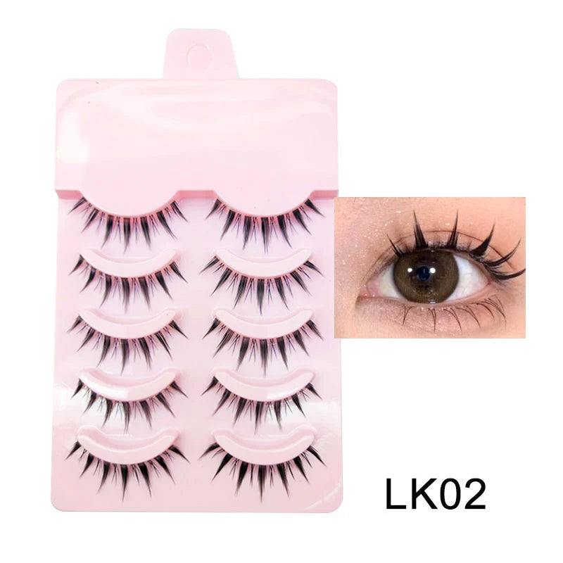 New Manga Lashes - Soft Natural Thick False Eyelashes