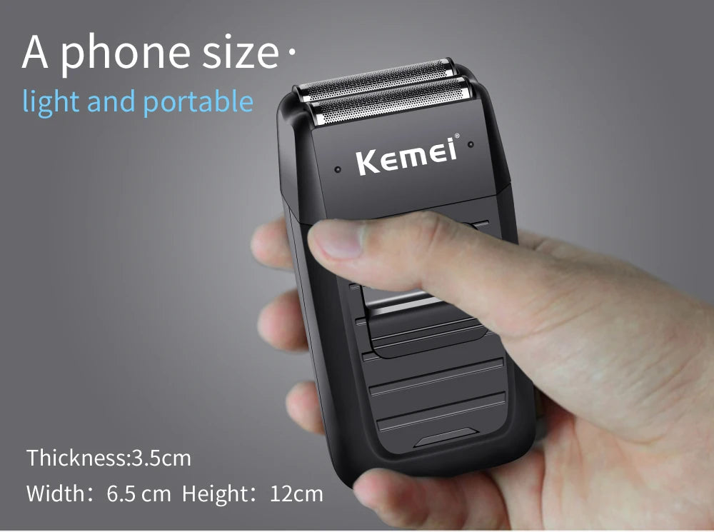 Kemei Rechargeable Cordless Shaver for Men – KM-1102